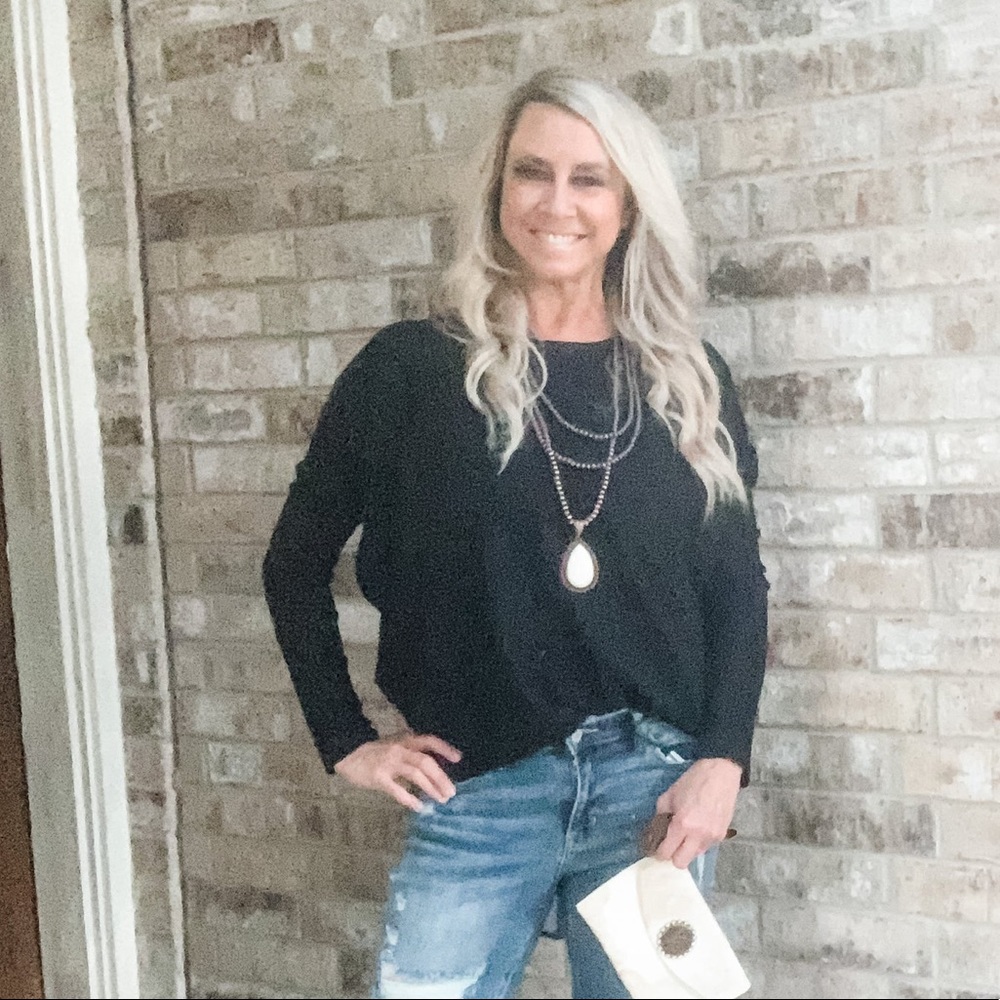 Black Batwing Sweater